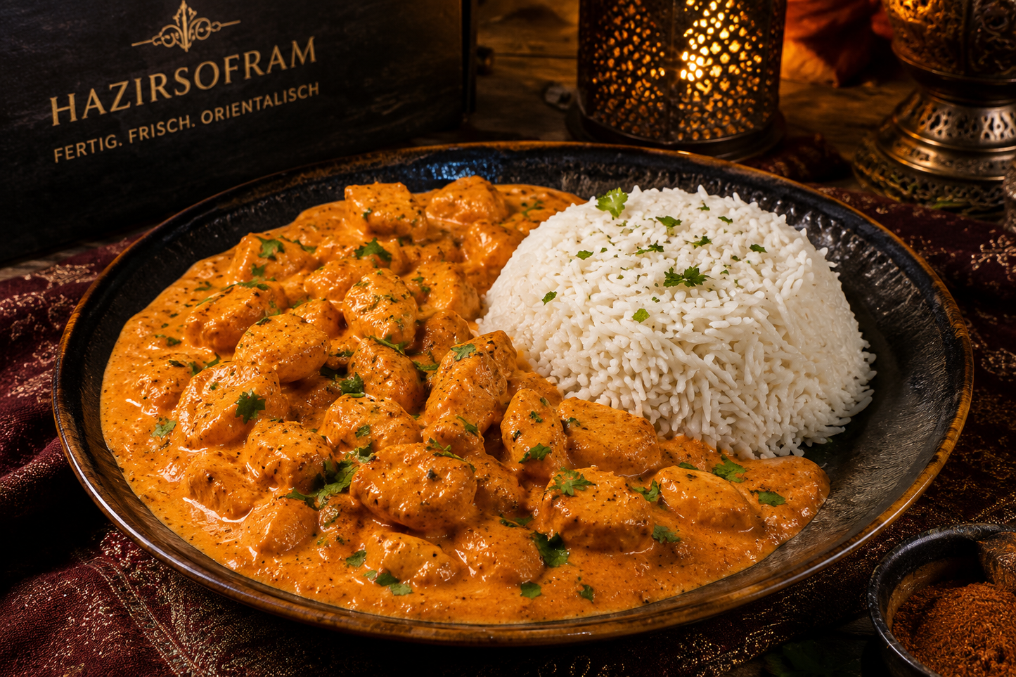 Butter Chicken mit Basmatireis