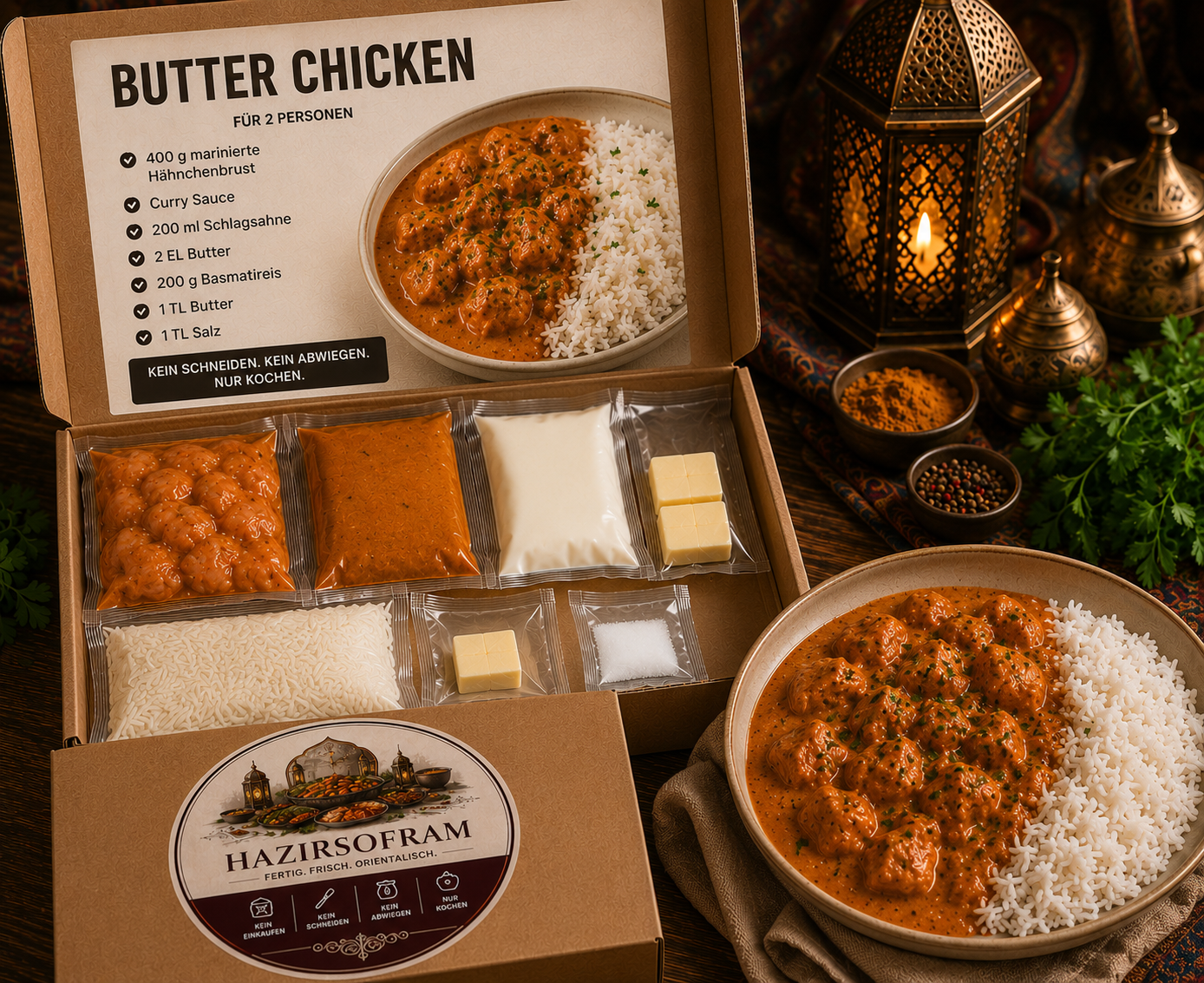Butter Chicken mit Basmatireis